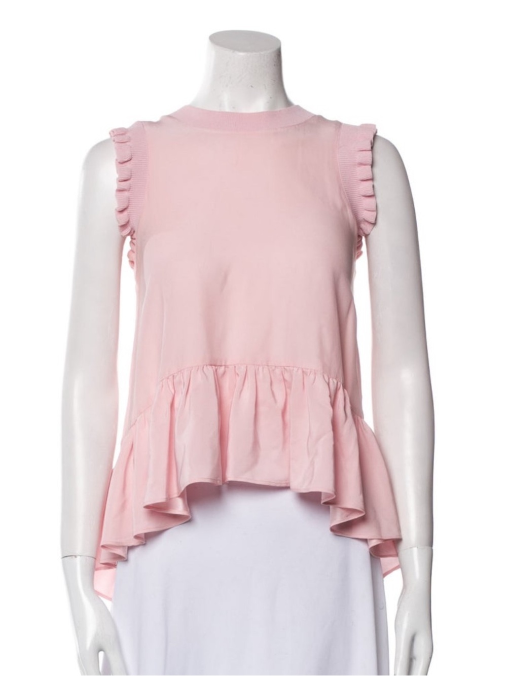 Cinq a sept pink silk blouse